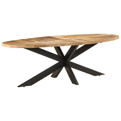 Rustika Rowe -  Dining Table 240x100x75 cm Rough Mango Wood